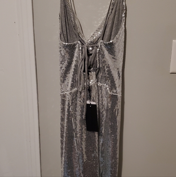 Kendall+Kylie Silver Party Dress - Picture 2 of 2